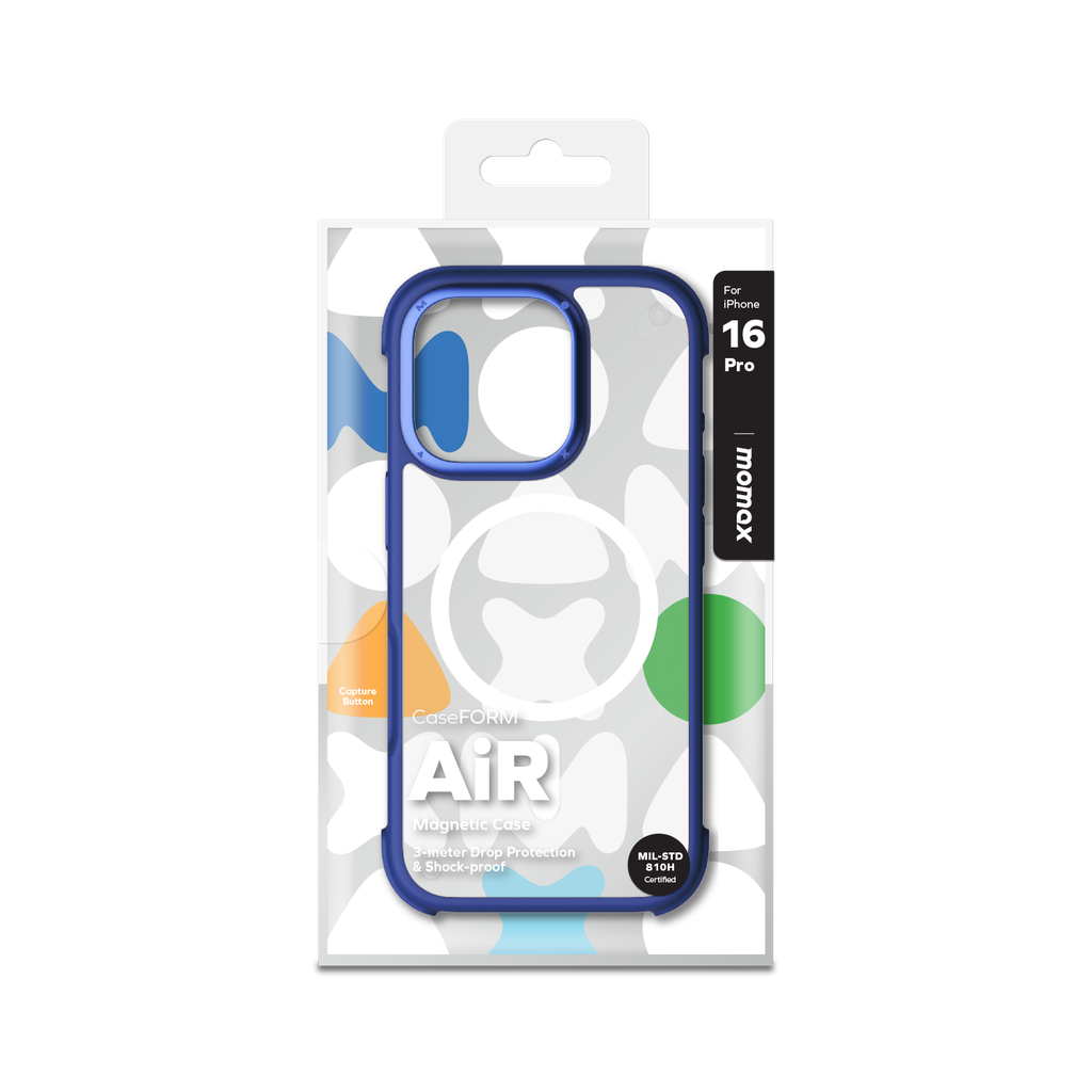 MOMAX AIR PROTECTION MAGNETIC CASE FOR IPHONE 16 PRO 6.3