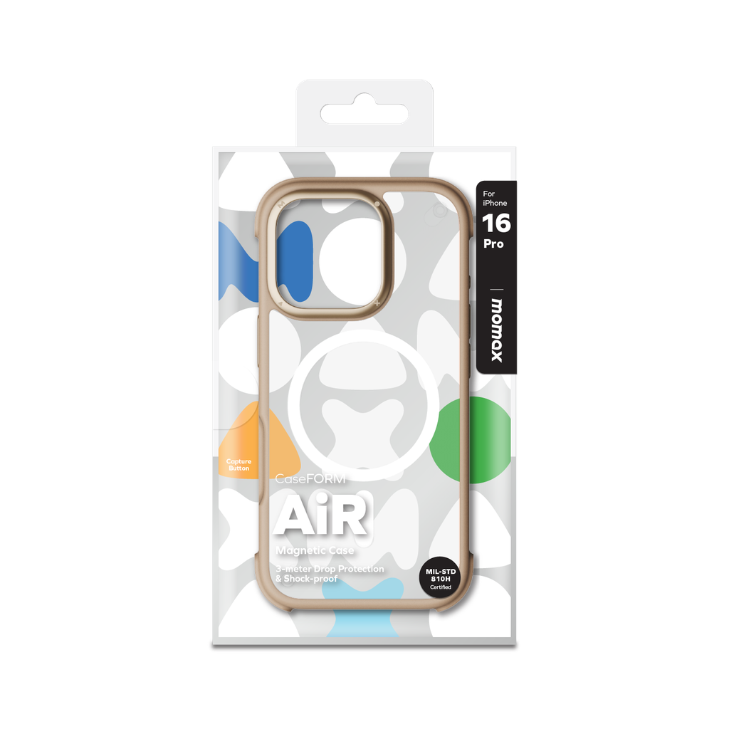 MOMAX AIR PROTECTION MAGNETIC CASE FOR IPHONE 16 PRO 6.3