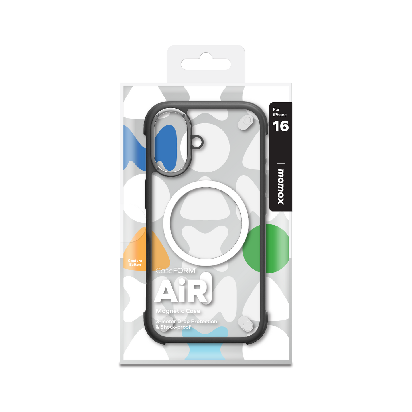 MOMAX AIR PROTECTION MAGNETIC CASE FOR IPHONE 16 6.1