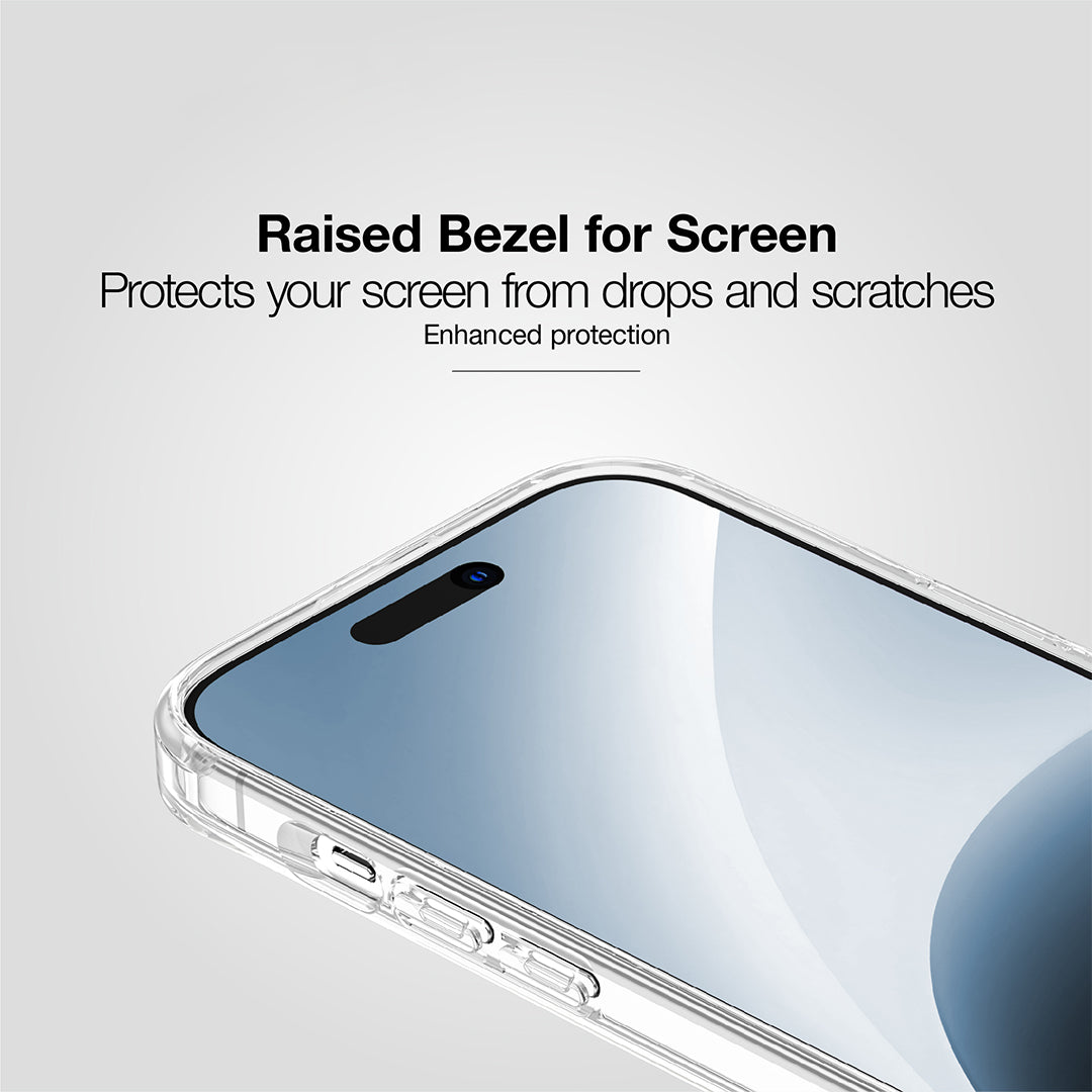 AMAZING THING MINIMAL MAGSAFE DROP PROOF CASE FOR IPHONE 15 6.7 PRO MAX 2023 TRANSPARENT