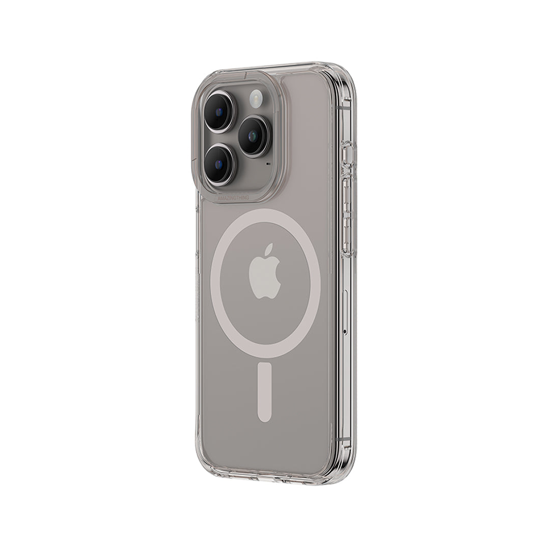 AMAZING THING MINIMAL MAGSAFE DROP PROOF CASE FOR IPHONE 15 6.7 PRO MAX 2023 TRANSPARENT