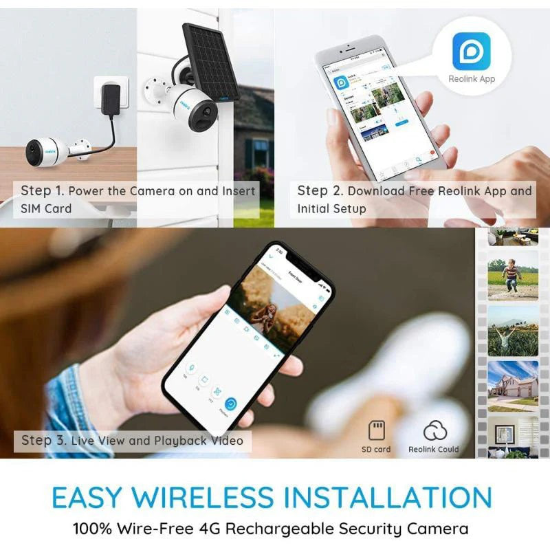 Reolink Go Plus 4G Rechargeable Wireless Security Camera