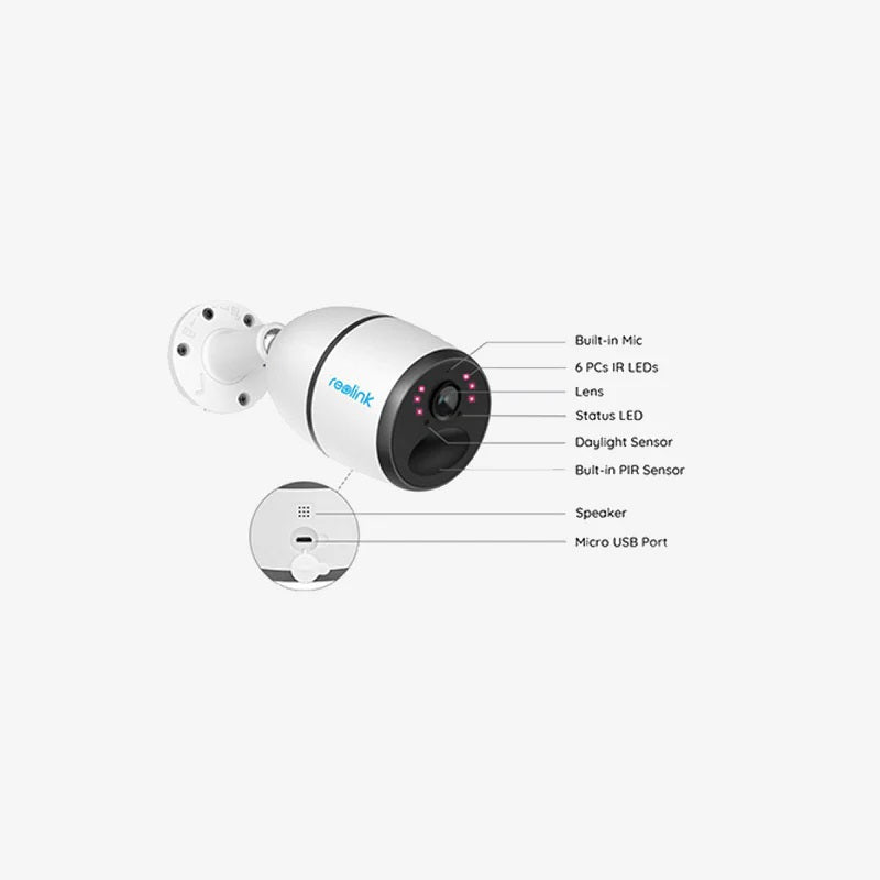 Reolink Go Plus 4G Rechargeable Wireless Security Camera