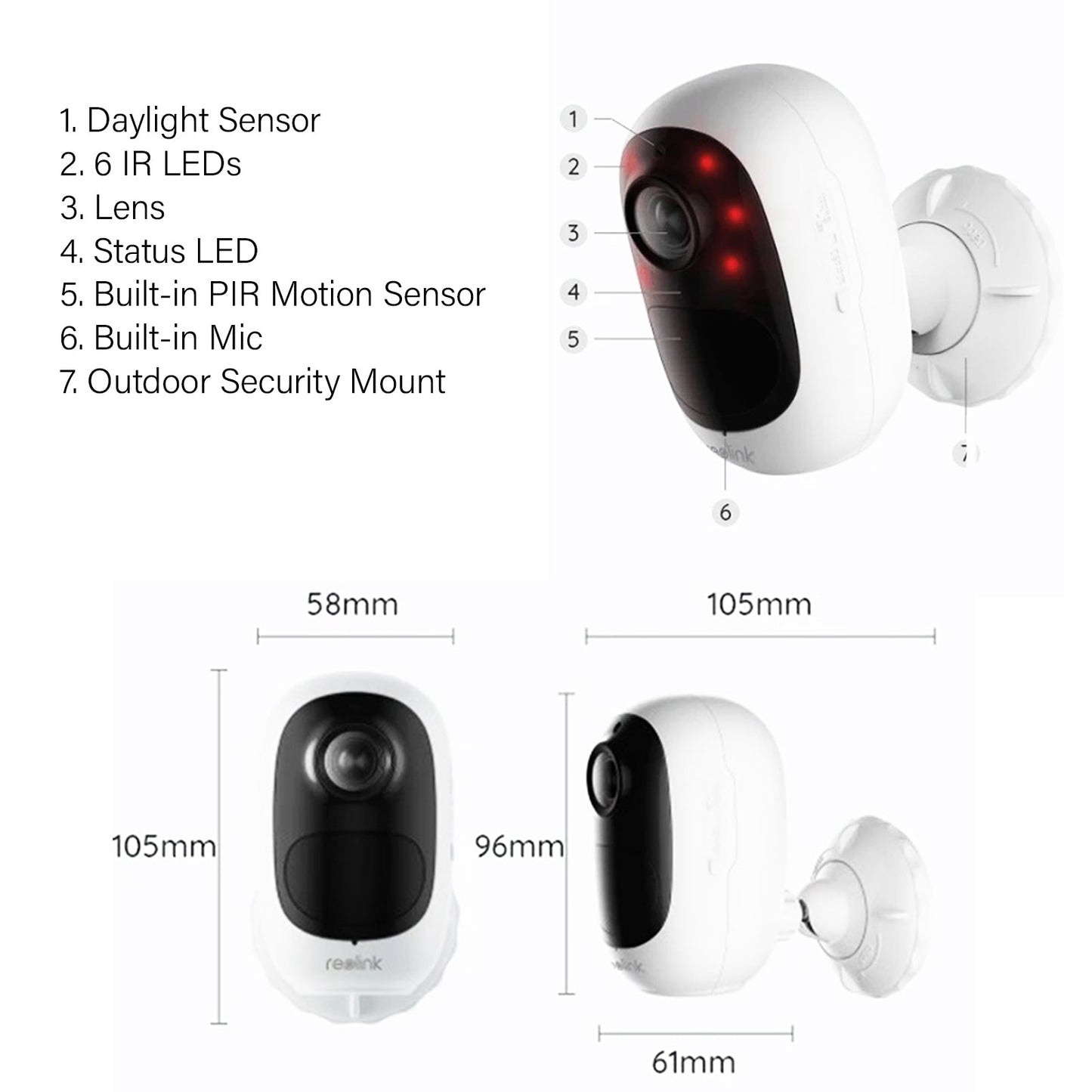 Reolink Argus 2E (Wireless Security camera)