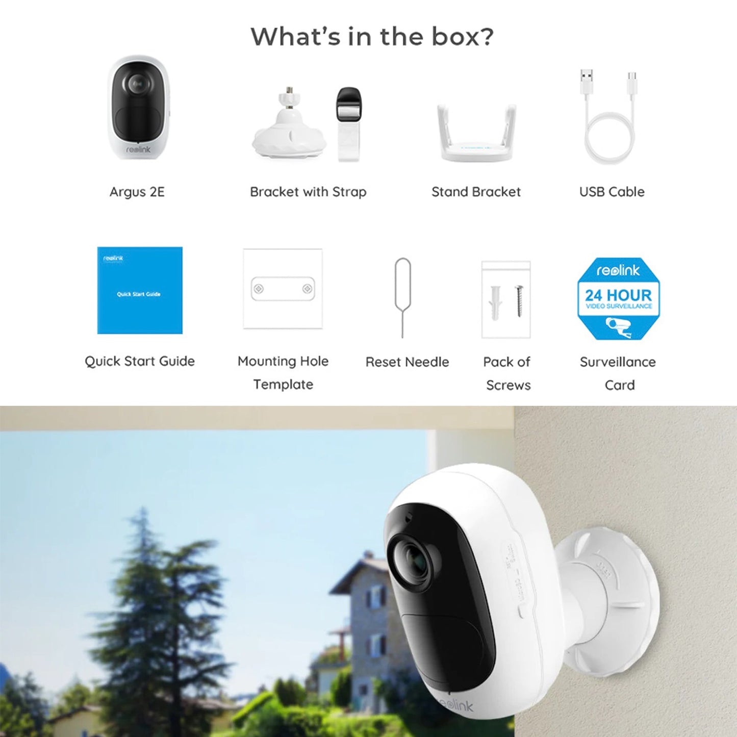 Reolink Argus 2E (Wireless Security camera)