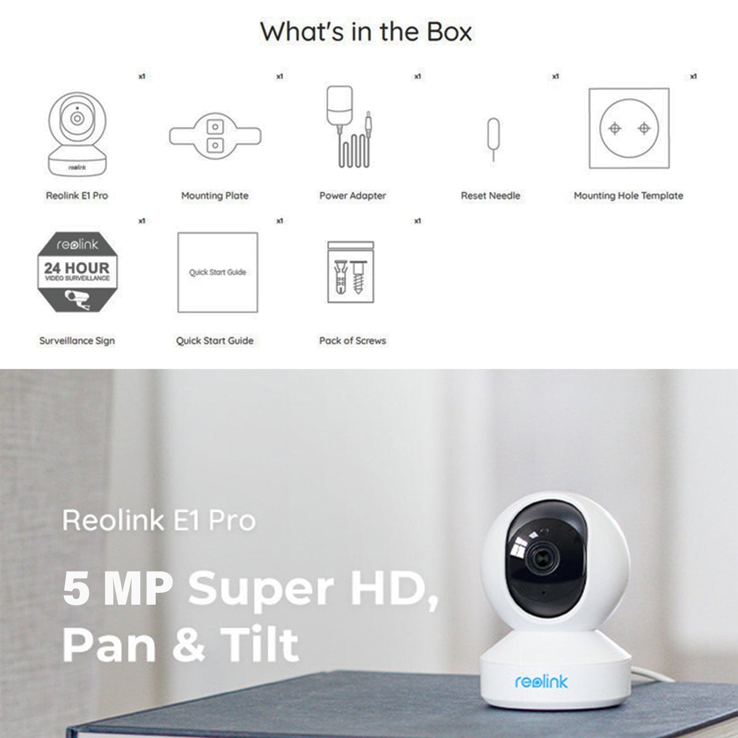 Reolink E1 Zoom - Indoor Security Camera