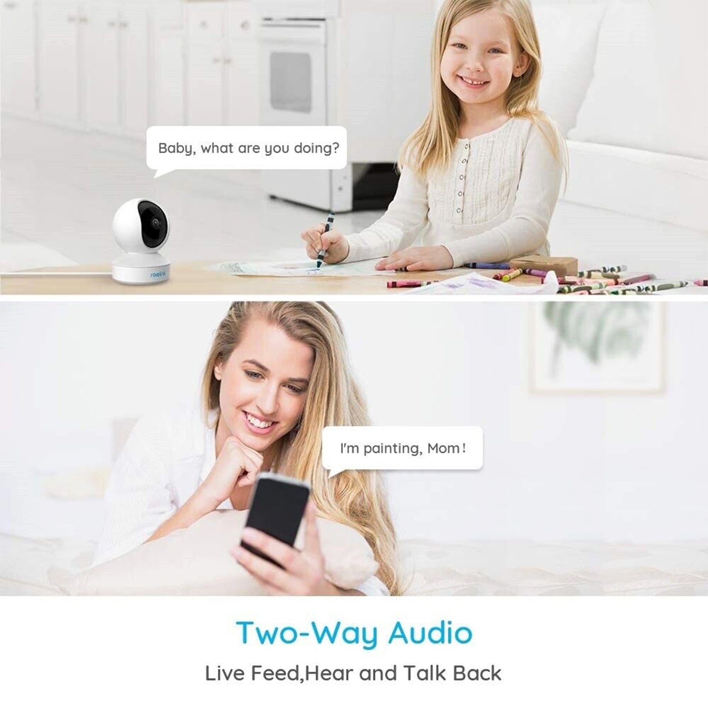 Reolink E1 (3MP)- Indoor Wi-Fi Security Camera