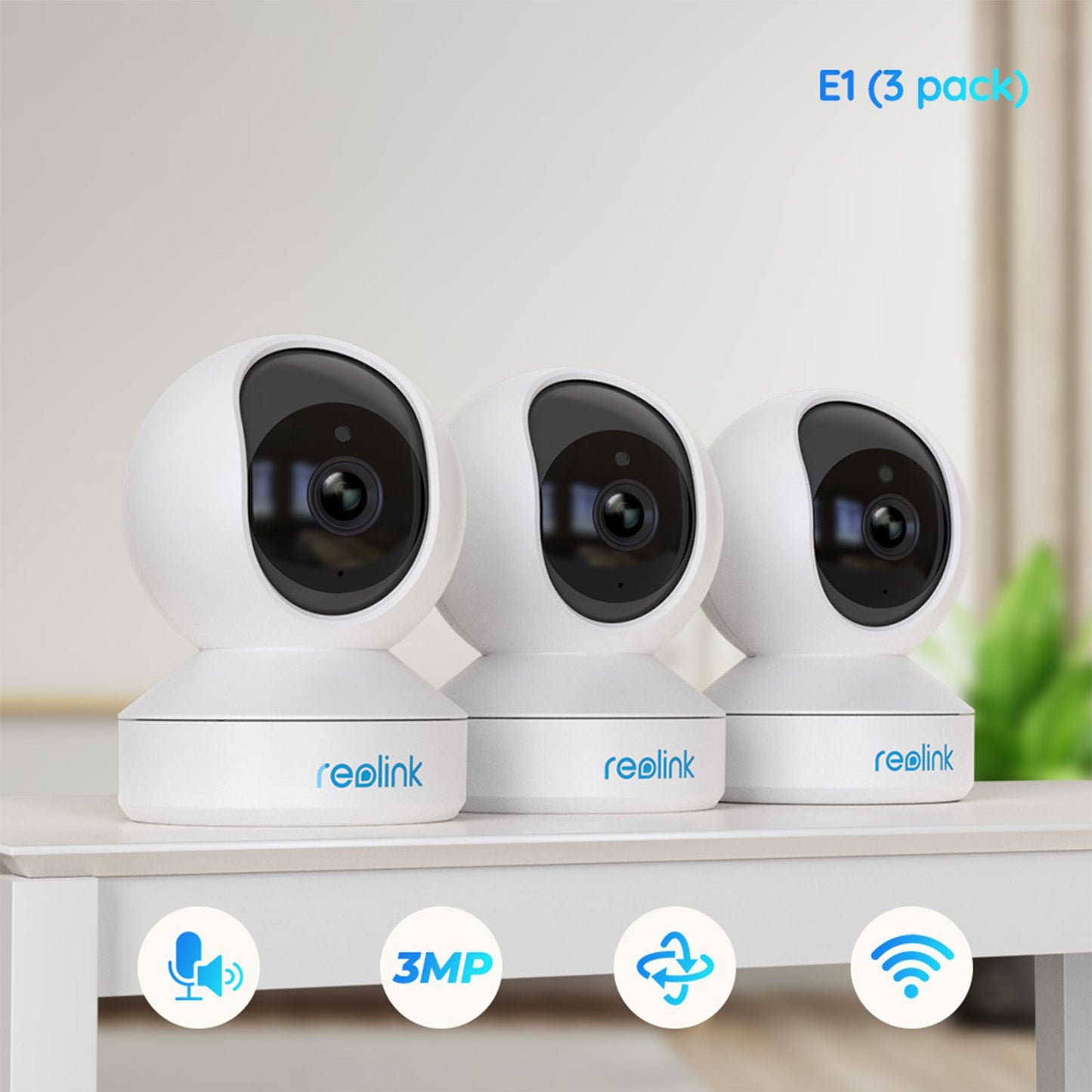 Reolink E1 (3MP)- Indoor Wi-Fi Security Camera