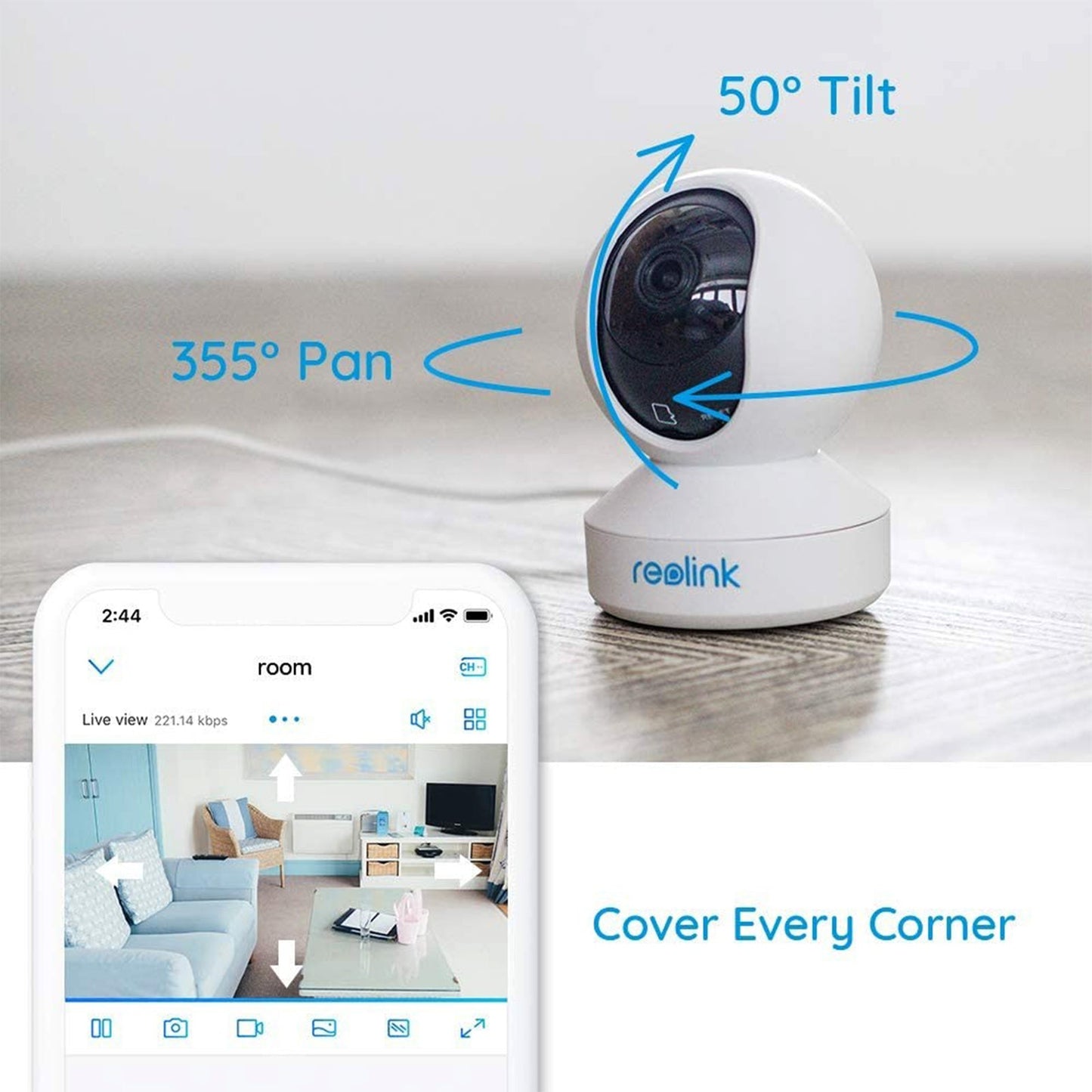 Reolink E1 (3MP)- Indoor Wi-Fi Security Camera