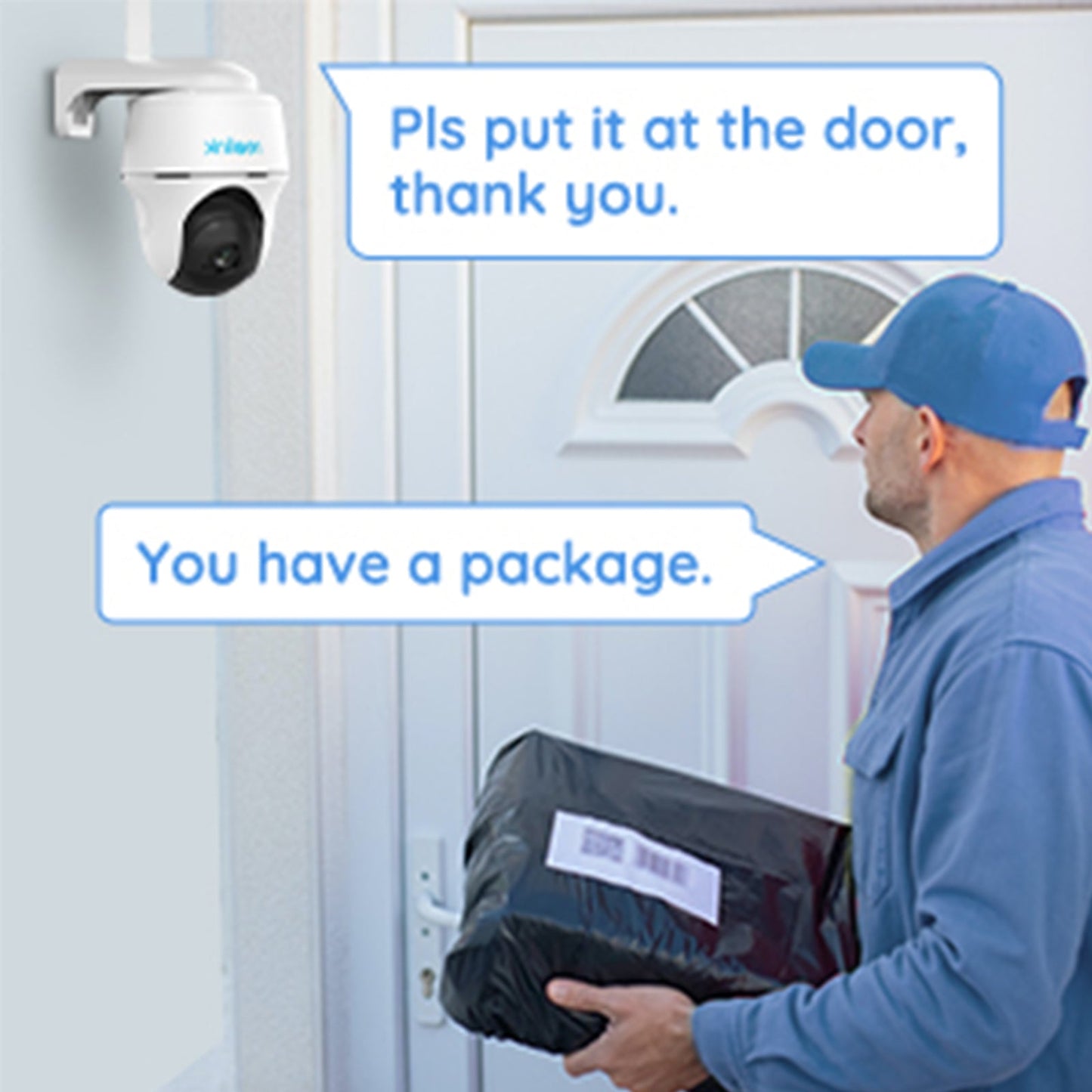 Reolink Go PT Plus+ Solar Panel Security Camera (White)