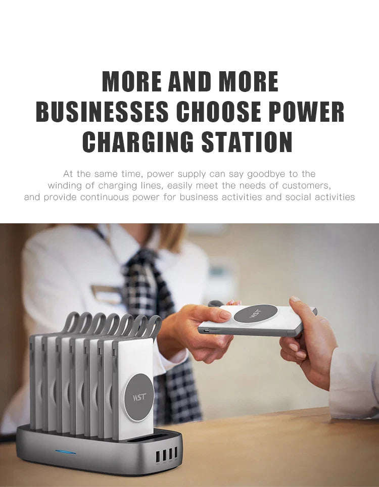 WST - POWERBANK 8 IN 1 DOCKING STATION MAGSAFE 10000MAH