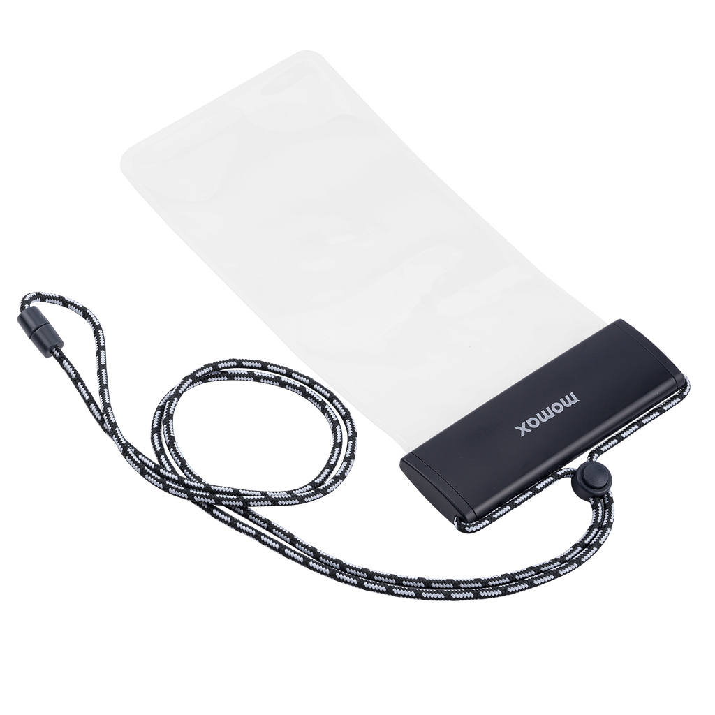 MOMAX WATERPROOF POUCH UNIVERSAL WITH NECK STRAP