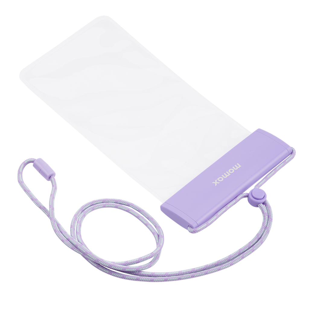 MOMAX WATERPROOF POUCH UNIVERSAL WITH NECK STRAP