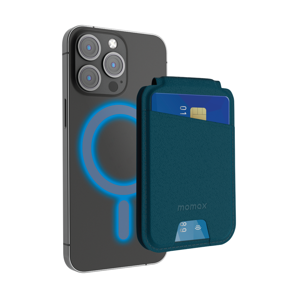 MOMAX 1-WALLET MAGNETIC CARD HOLDER WITH STAND
