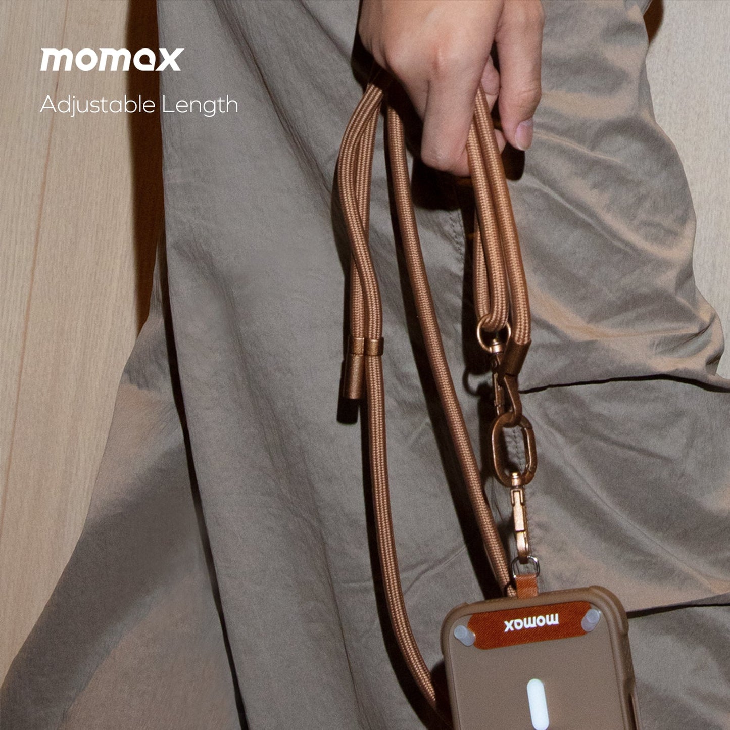 Momax Cord Cross-Body Phone Strap - Lanyard