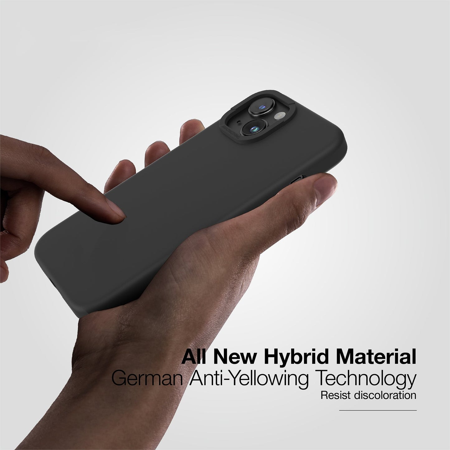 AMAZING THING SMOOTHIE MAGSAFE DROP PROOF CASE FOR IPHONE 15 2023 NEW BLACK
