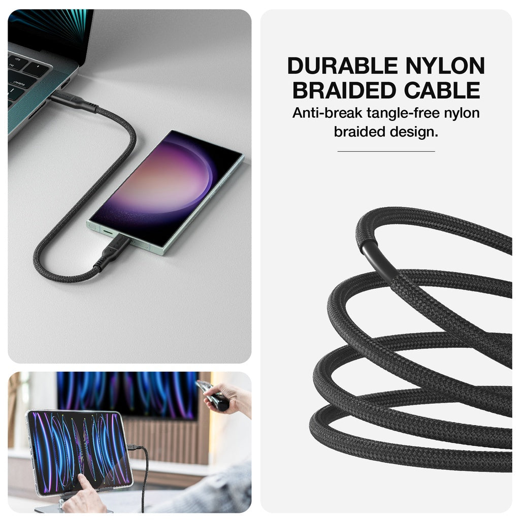 AMAZING THING THUNDER PRO WITH HOLDER USB-C TO USB-C 5.0A 240W GEN2 0.2M CABLE