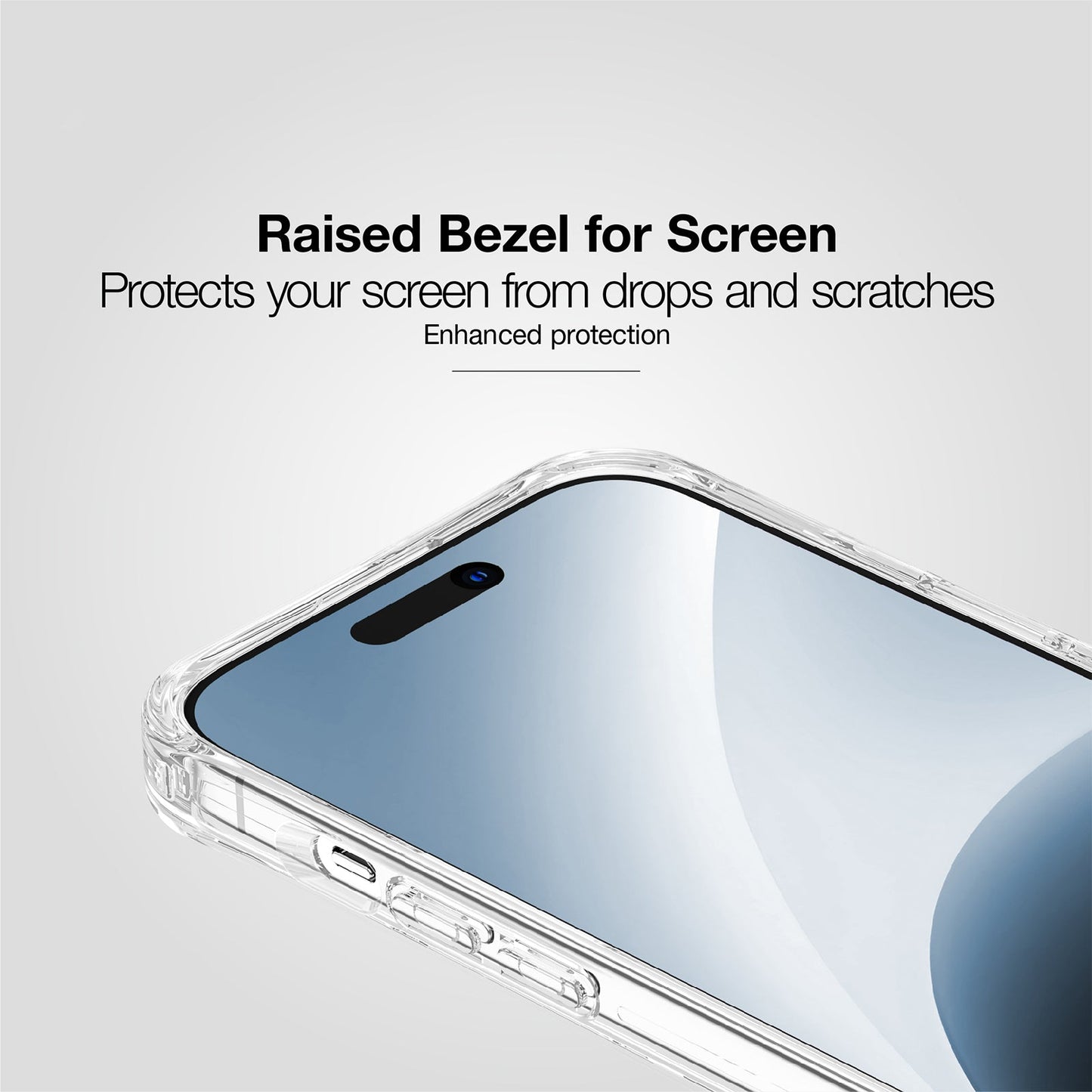 AMAZING THING TITAN EDGE DROP PROOF CASE FOR IPHONE 15/ 15 PLUS/ 15 PRO / 15 PROMAX 2023 FULL CLEAR