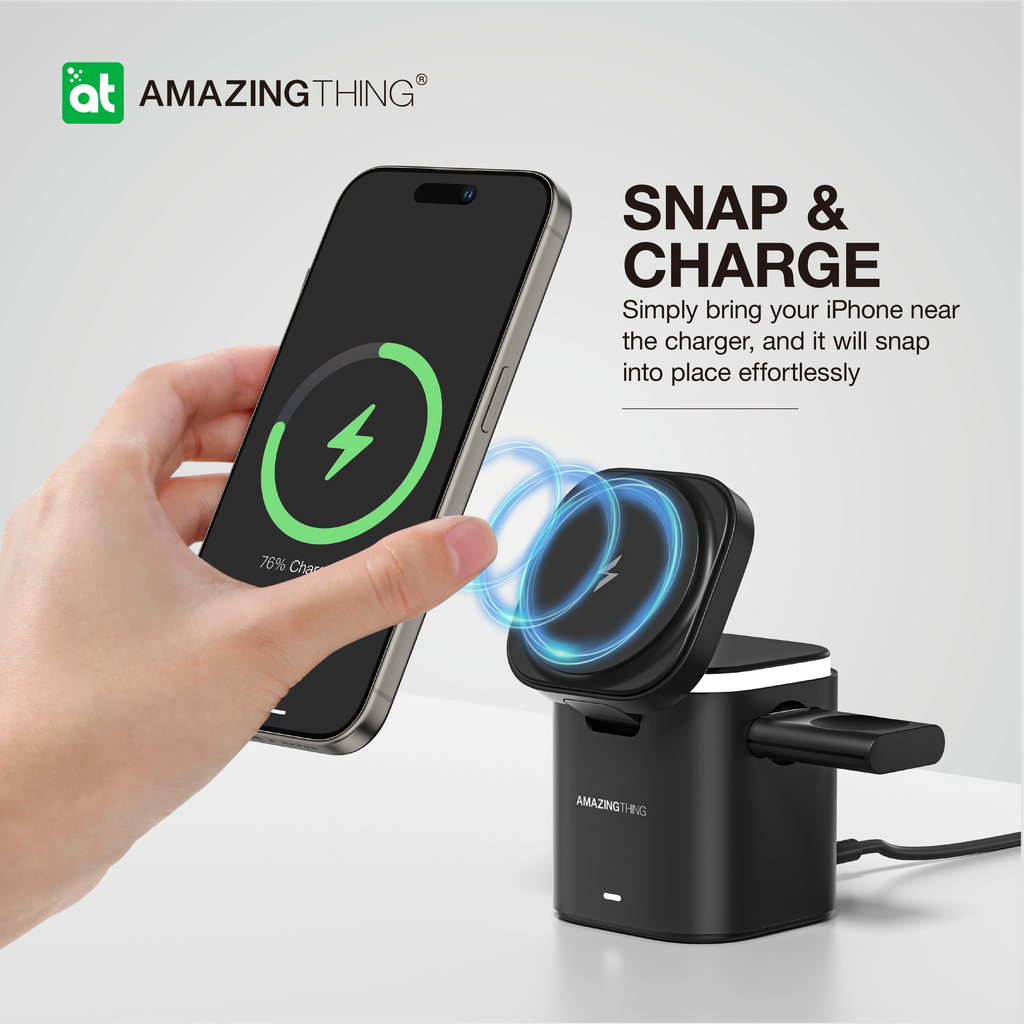 AMAZING THING THUNDER PRO MAG 5IN1 PD55W CHARGING STATION WITH STAND