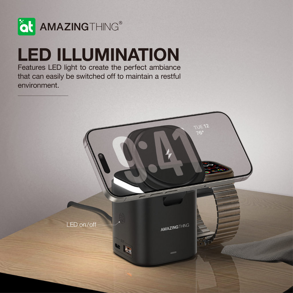 AMAZING THING THUNDER PRO MAG 5IN1 PD55W CHARGING STATION WITH STAND
