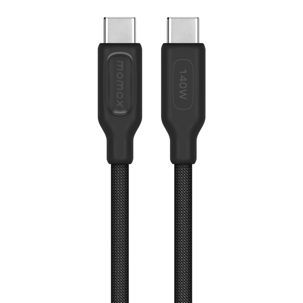 MOMAX 1-WORLD 140W GAN 4 PORTS AC TRAVEL ADAPTER INCLUDING 140W USB-C TO USB-C CABLE