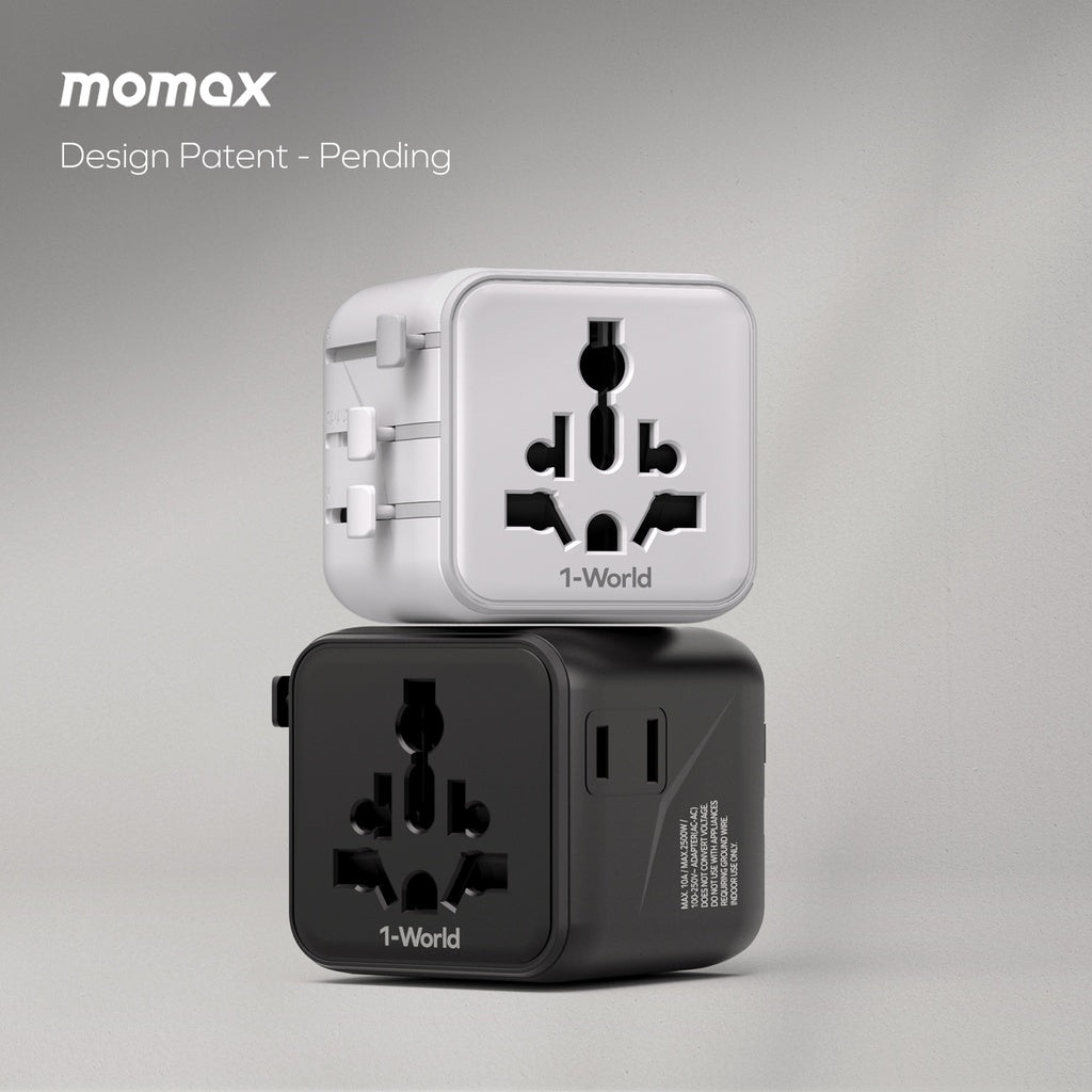 MOMAX 1-WORLD 20W TRAVEL ADAPTOR