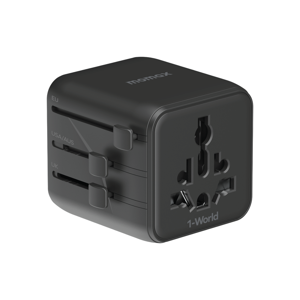 MOMAX 1-WORLD 20W TRAVEL ADAPTOR