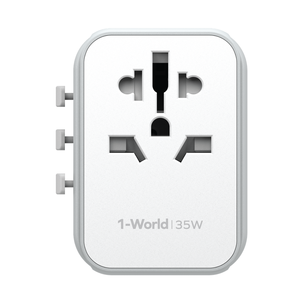 MOMAX 1WORLD PD35W 5 PORTS AC TRAVEL CHARGER