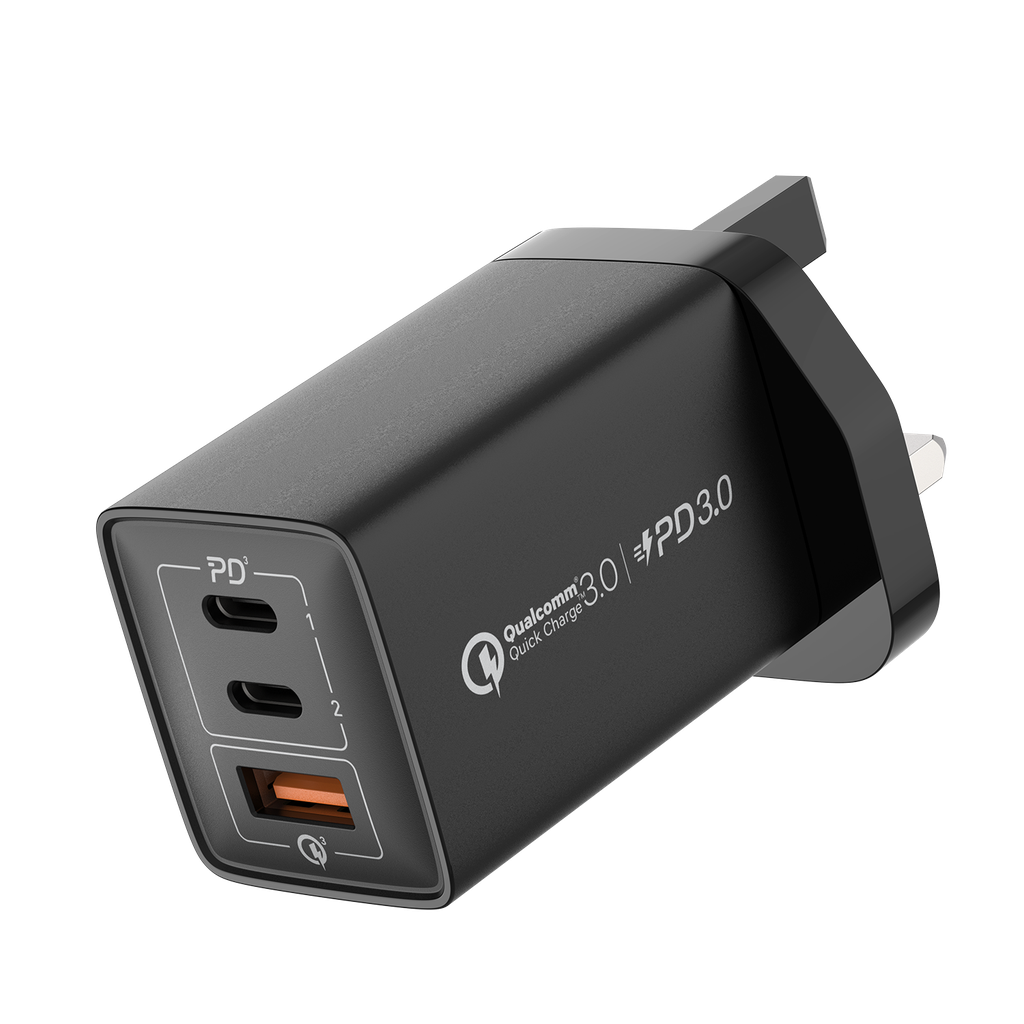 MOMAX ONEPLUG 67W 3 PORT GAN WALL CHARGER