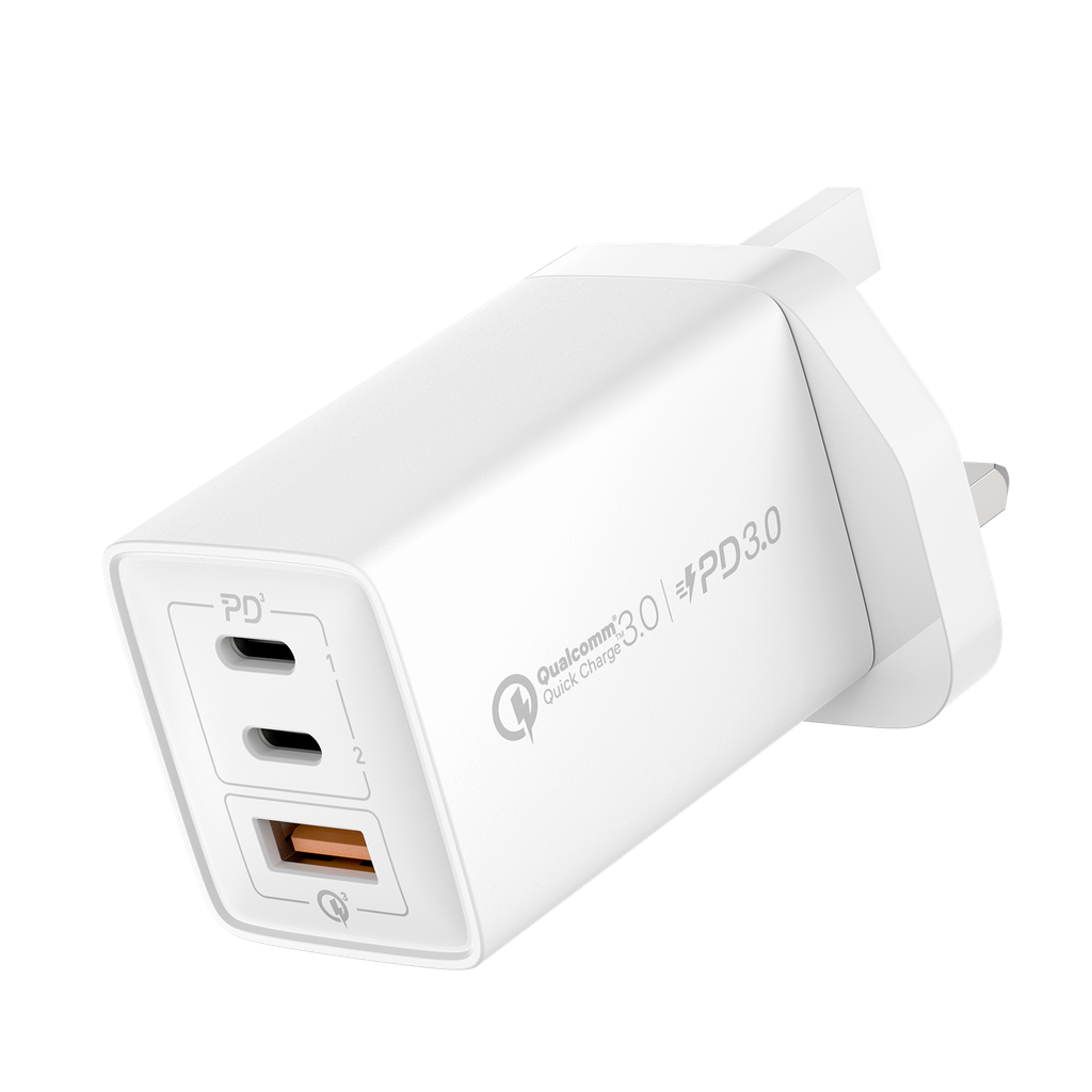 MOMAX ONEPLUG 67W 3 PORT GAN WALL CHARGER