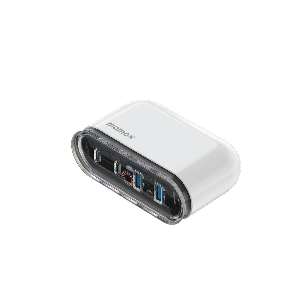 MOMAX 1-CHARGER FLOW PD 80W 4 PORTS GAN DESKTOP CHARGER