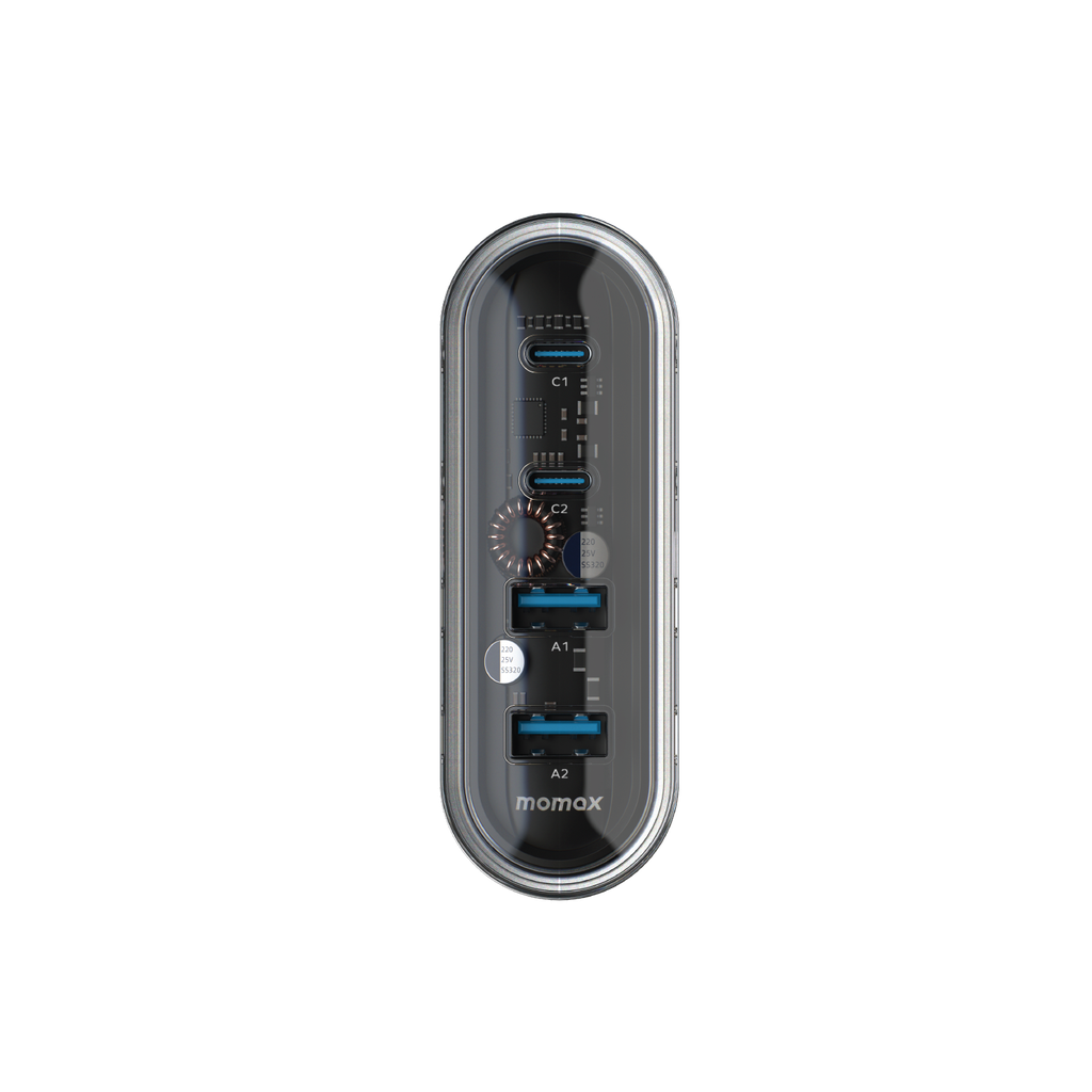 MOMAX 1-CHARGER FLOW PD 80W 4 PORTS GAN DESKTOP CHARGER