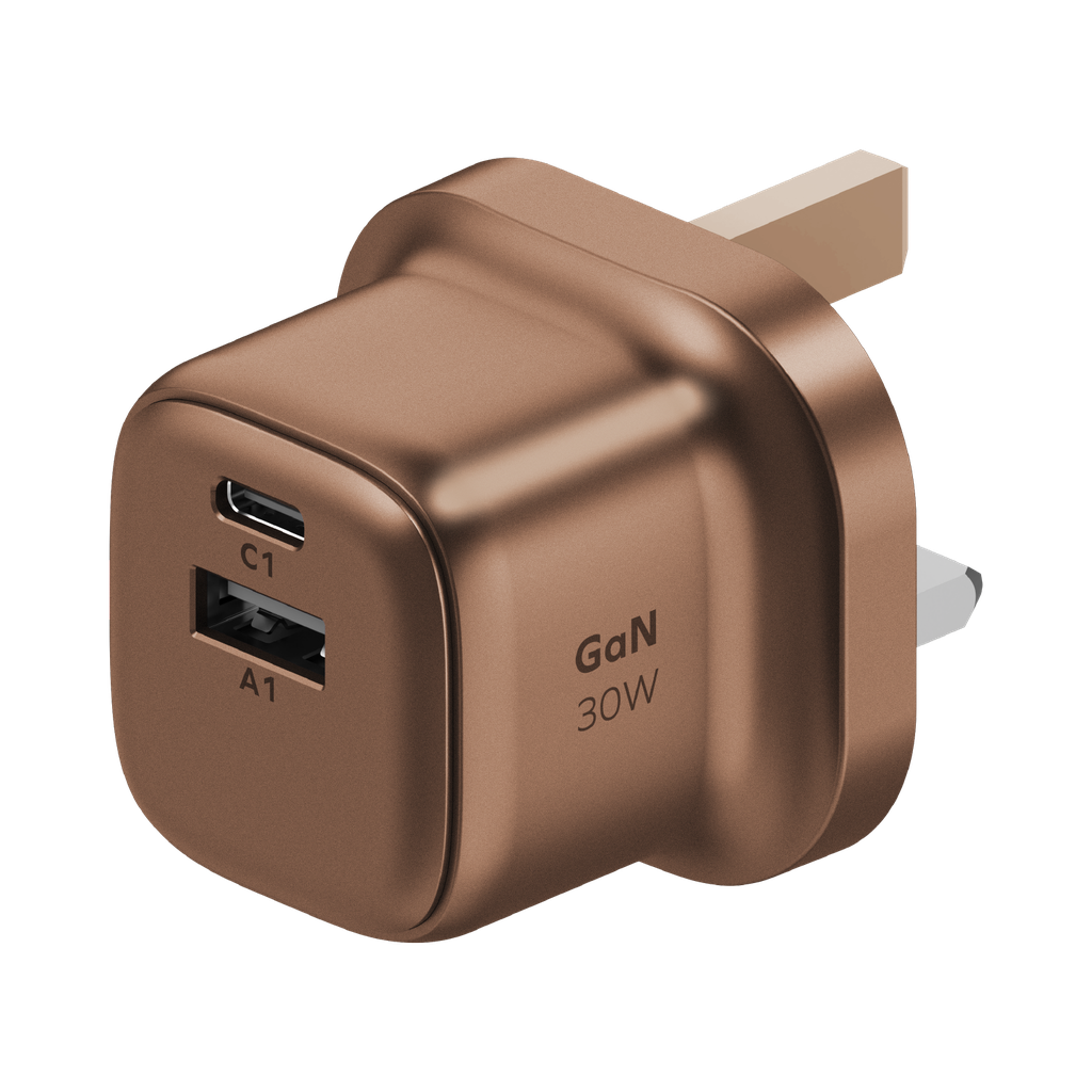 MOMAX 1-CHARGE GAN 30W 2 PORT CHARGER