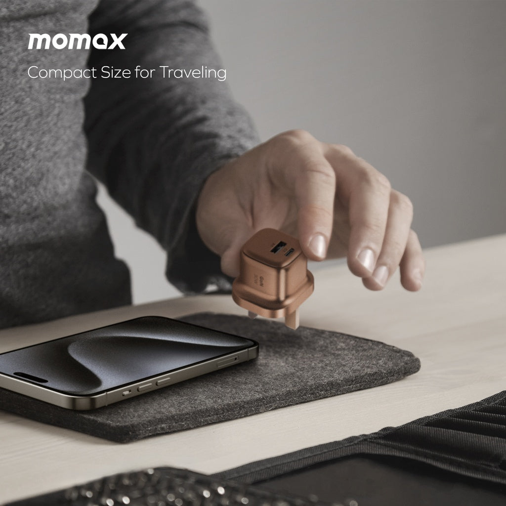 MOMAX 1-CHARGE GAN 30W 2 PORT CHARGER