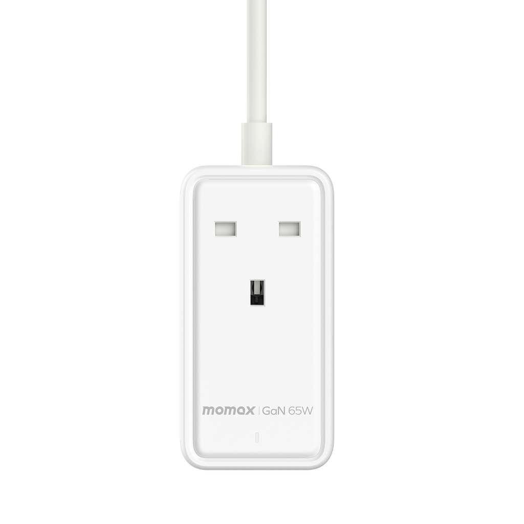 MOMAX ONEPLUG 65W GAN EXTENSION CORD WITH USB