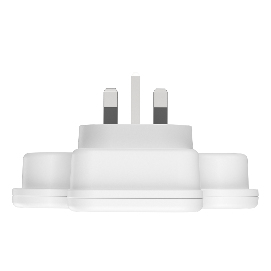 MOMAX ONEPLUG 3 OUTLET T-SHAPED EXTENSION SOCKET WITH USB