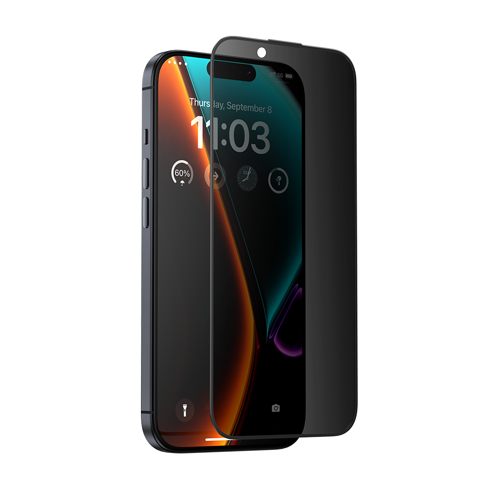 Benks Ultra Shield Privacy Screen Protector for iPhone 15 Series