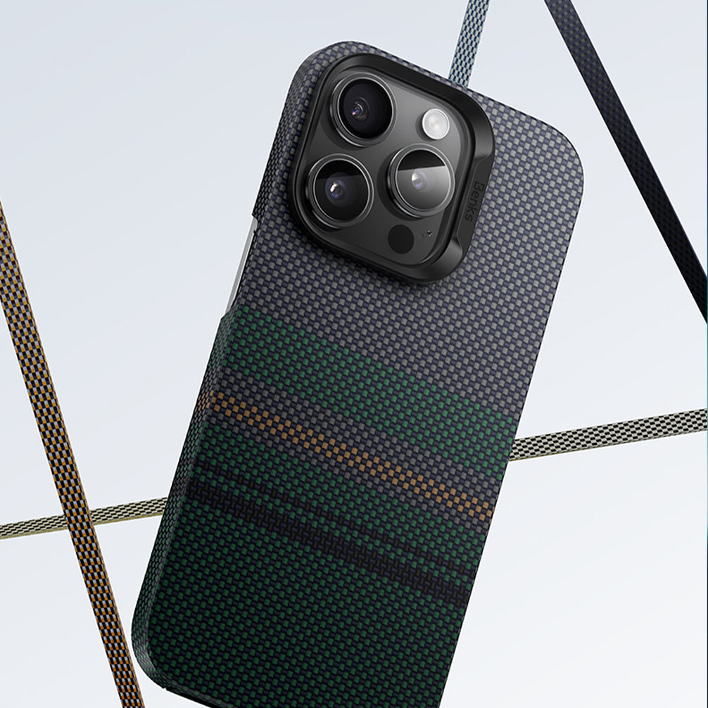 Benks Aurora ArmorAir Case built with Kevlar® for iPhone 15 Series