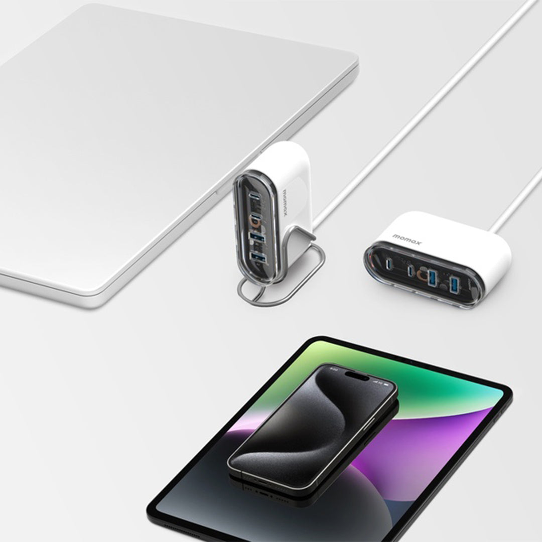 MOMAX 1-CHARGER FLOW PD 80W 4 PORTS GAN DESKTOP CHARGER