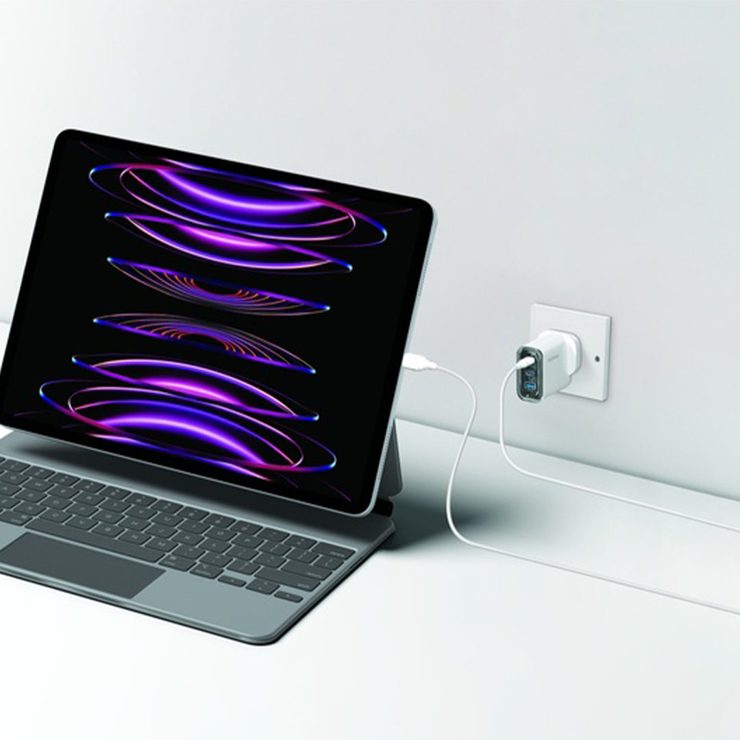 MOMAX 1-CHARGER FLOW PLUS PD 80W 3 PORTS GAN WALL CHARGER