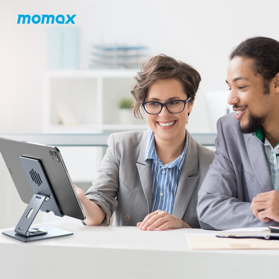 MOMAX FOLD STAND ROTATABLE PHONE AND TABLET STAND
