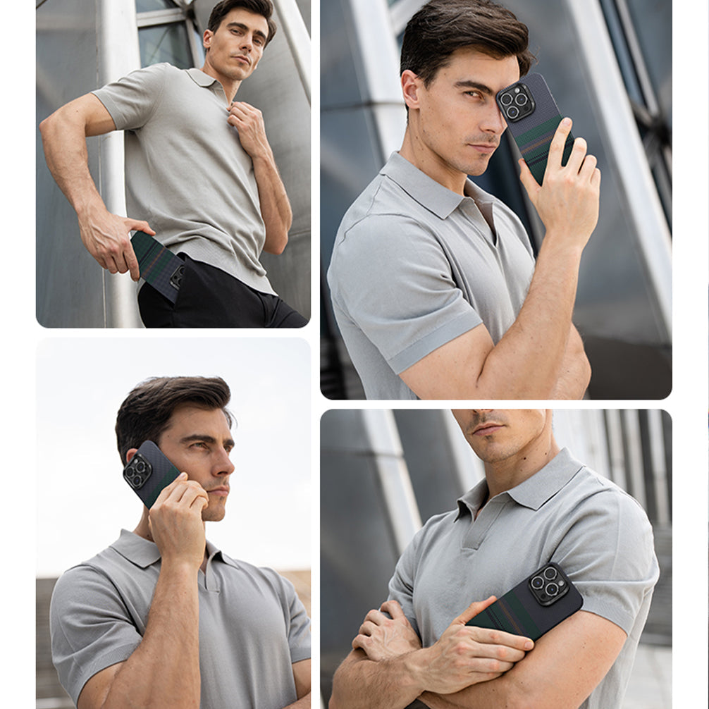 Benks Aurora ArmorAir Case built with Kevlar® for iPhone 15 Series