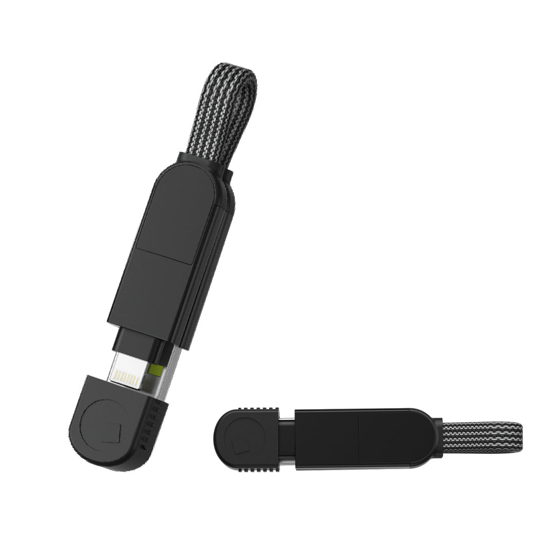 Rolling Square InCharge X 100W 6 in 1 Charging Cable 0.25ft