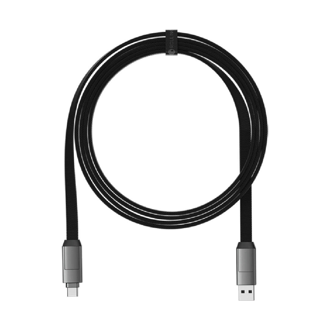 Rolling Square InCharge®6 Moon 1.5m 6 in 1 Charging Cable 1.5M Mercury Gray