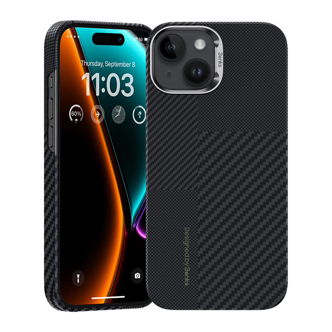 Benks Montage ArmorAir Case built with Kevlar® for iPhone 15 Series