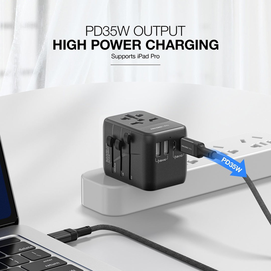 AMAZINGTHING PD35W 2A+3C Travel Adaptor