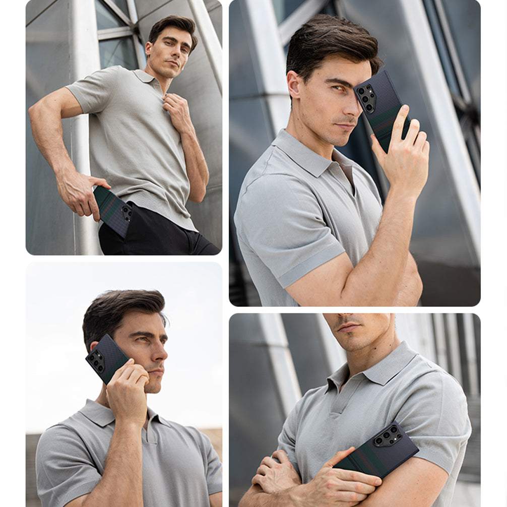 Benks Aurora ArmorAir Case built with Kevlar® for Samsung S24 Ultra