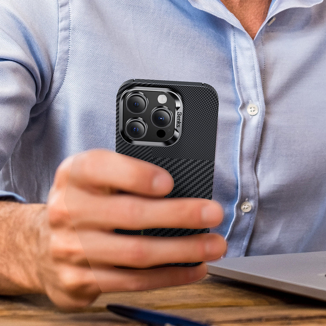 Benks Montage ArmorAir Case built with Kevlar® for iPhone 15 Series