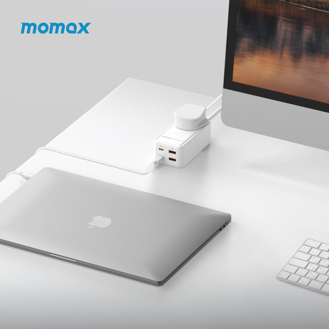 MOMAX ONEPLUG 65W GAN EXTENSION CORD WITH USB