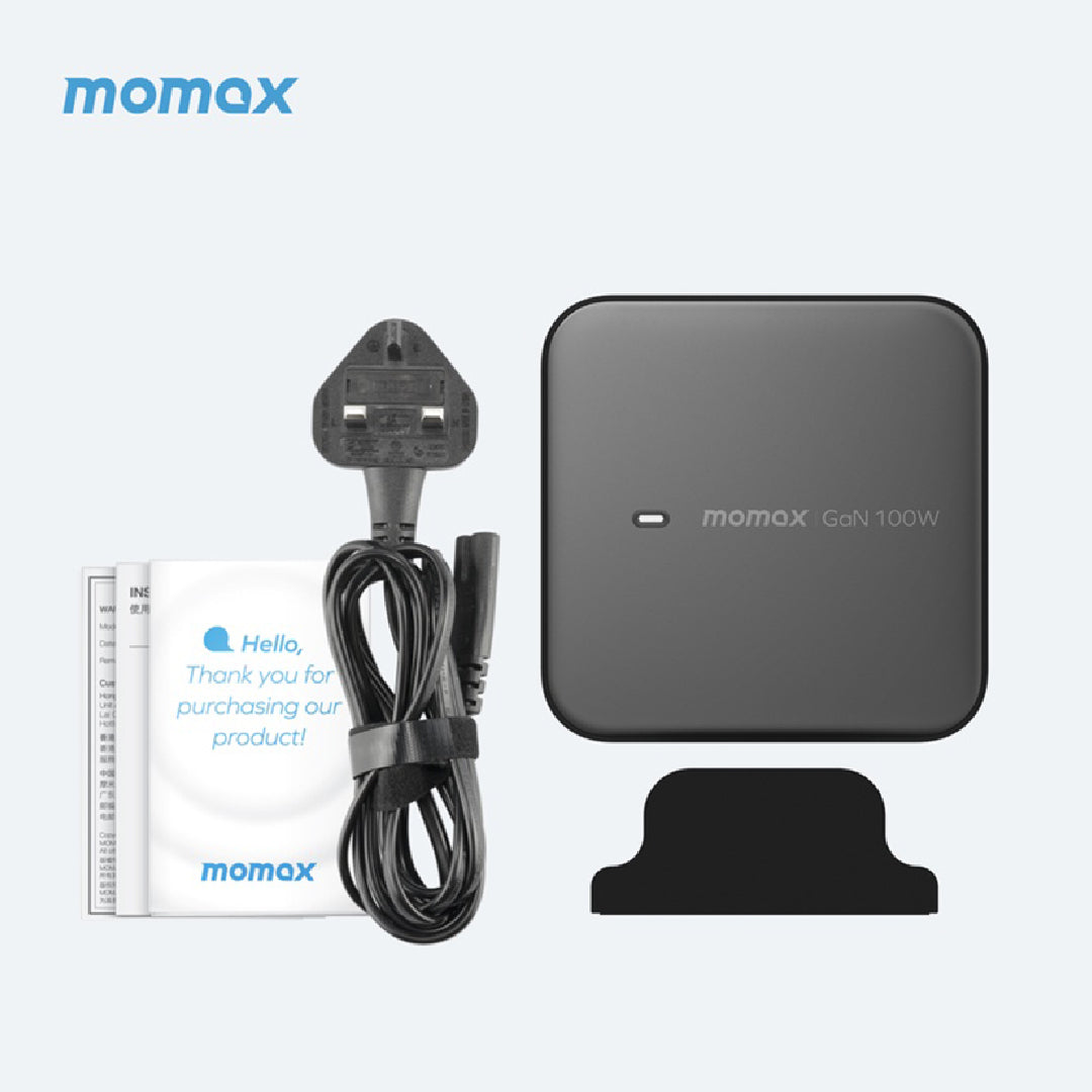 MOMAX ONEPLUG 100W 4 PORT GAN DESKTOP CHARGER